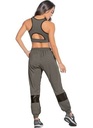 Jogger para dama con bolsillos talla S gris