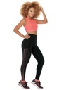 Leggins para dama pretina alta talla única negro