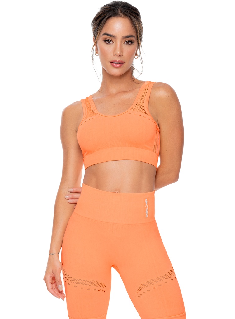 Top para dama sin costuras talla única color negro