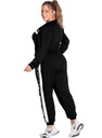Jogger para dama con bolsillos talla XL negro