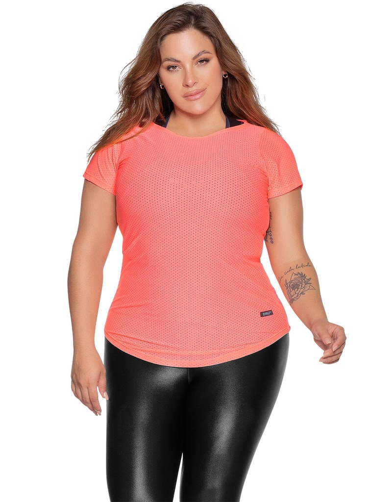 Camiseta deportiva para dama talla L color rosado