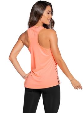 Camisa deportiva para dama talla única color coral