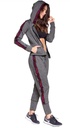 Jogger para dama con bolsillos talla M gris