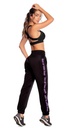Jogger para dama con bolsillos talla S negro