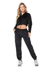 Jogger para dama con bolsillos talla M negro