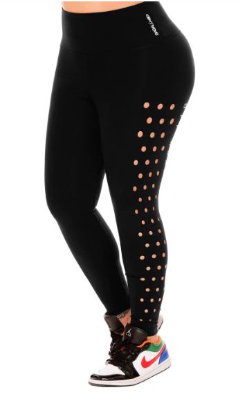 Leggins para dama talla L negro