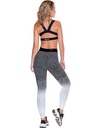 Leggins para dama talla única jacquard negro