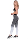 Leggins para dama talla única jacquard negro