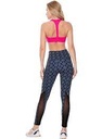 Leggins para dama talla única jacquard gris