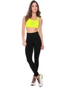 Leggins para dama pretina alta talla única negro