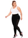 Leggins para dama talla L negro