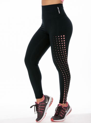 Leggins para dama pretina alta talla única negro