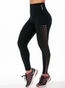 Leggins para dama pretina alta talla única negro