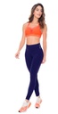 Leggins para dama pretina alta talla única azúl