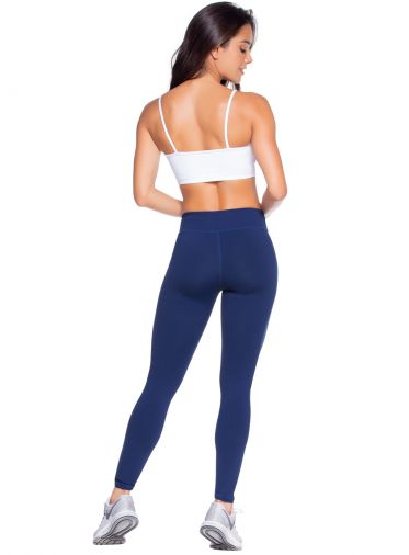 Leggins para dama talla única azúl