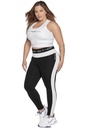 Leggins para dama pretina alta talla L negro