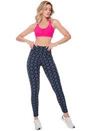Leggins para dama talla única jacquard gris