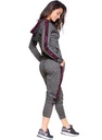 Jogger para dama con bolsillos talla M gris