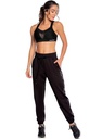 Jogger para dama con bolsillos talla S negro