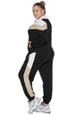 Jogger para dama con bolsillos talla L negro