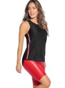 Camiseta deportiva para dama sin mangas talla única negra