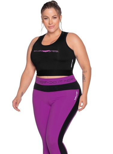 [FG-TOP-00009-A-XL] Top para dama talla XL color negro, modelo básico