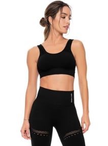 [FG-TOP-00001-A-U] Top para dama sin costuras talla única color negro