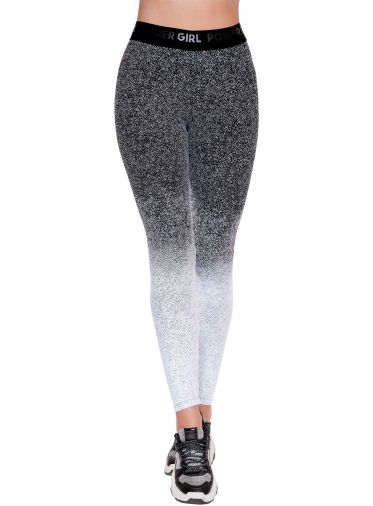 [FG-LEG-00012-A-U] Leggins para dama talla única jacquard negro