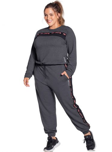 [FG-JOG-00007-B-XL] Jogger para dama con bolsillos talla XL gris